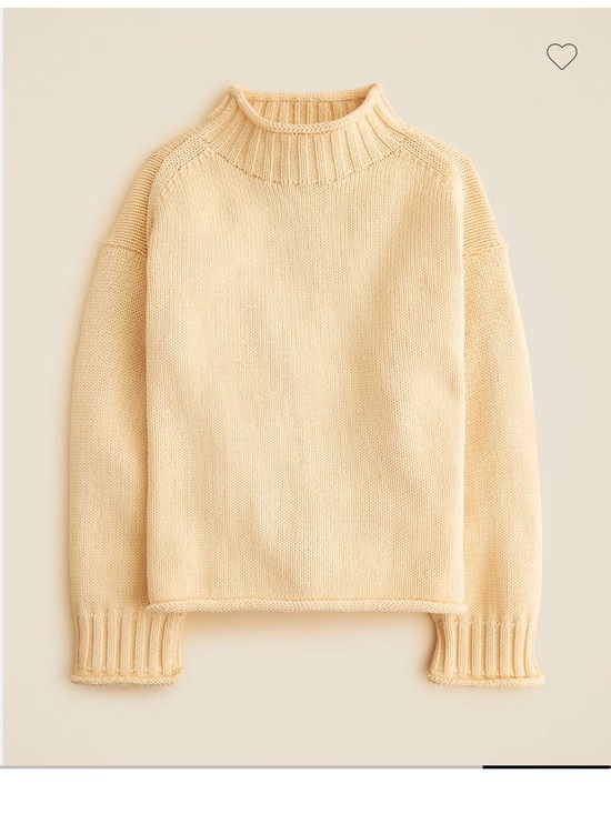 J. Crew Sweaters - J. Crew Soft Cream Turtleneck Knit Sweater